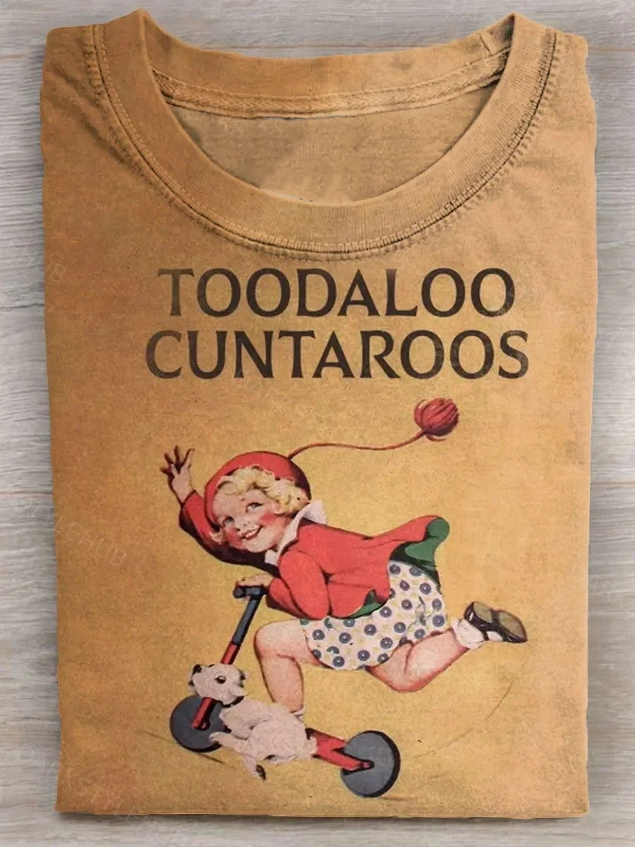 OndineStudios Toodaloo Cuntaroo Printed Crew Neck Women's T-shirt