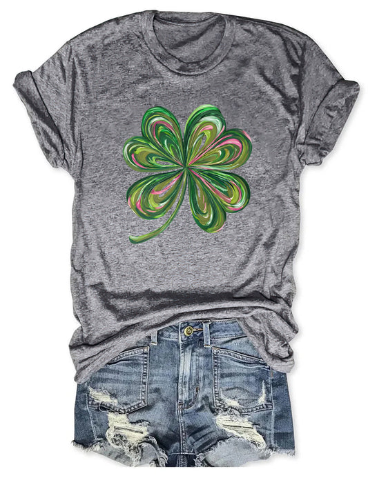 OndineStudios Four Leaf Clover T-shirt