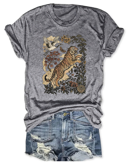 OndineStudios Retro Tiger T-shirt