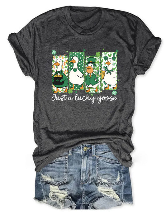 OndineStudios Just A Lucky Goose T-shirt