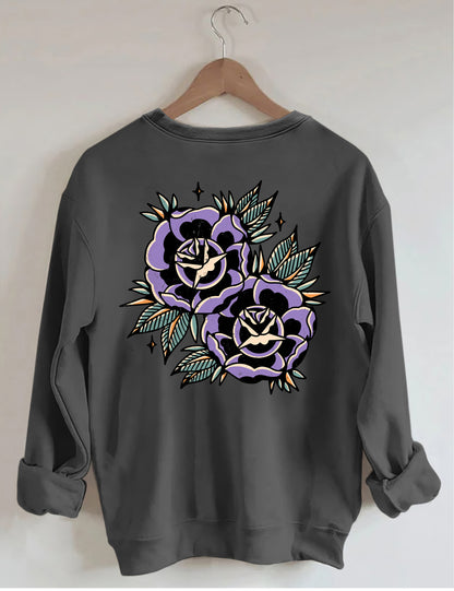 OndineStudios Floral Grunge Sweatshirt