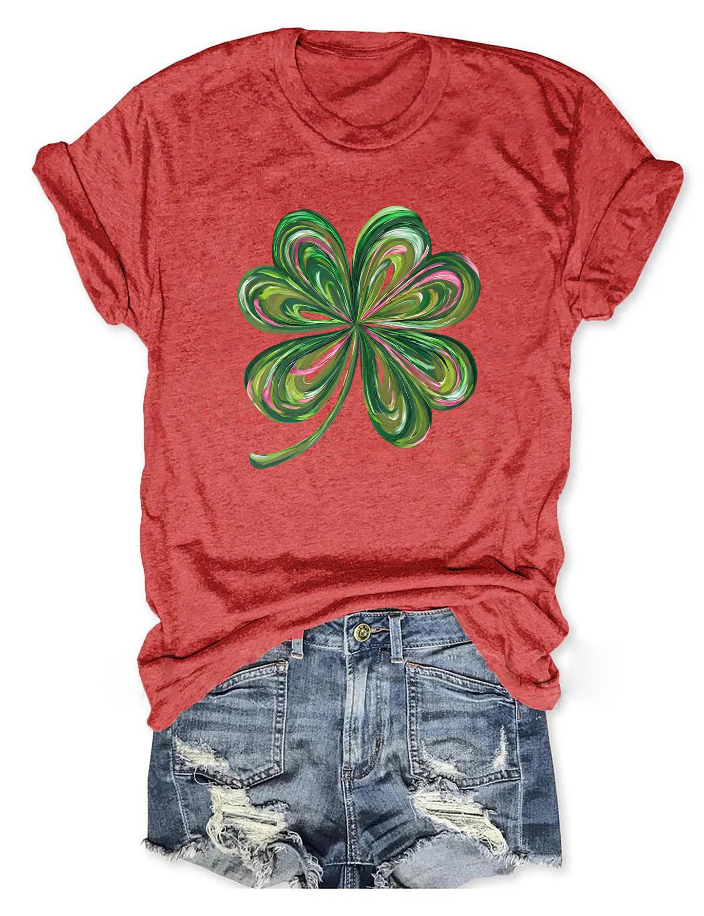 OndineStudios Four Leaf Clover T-shirt