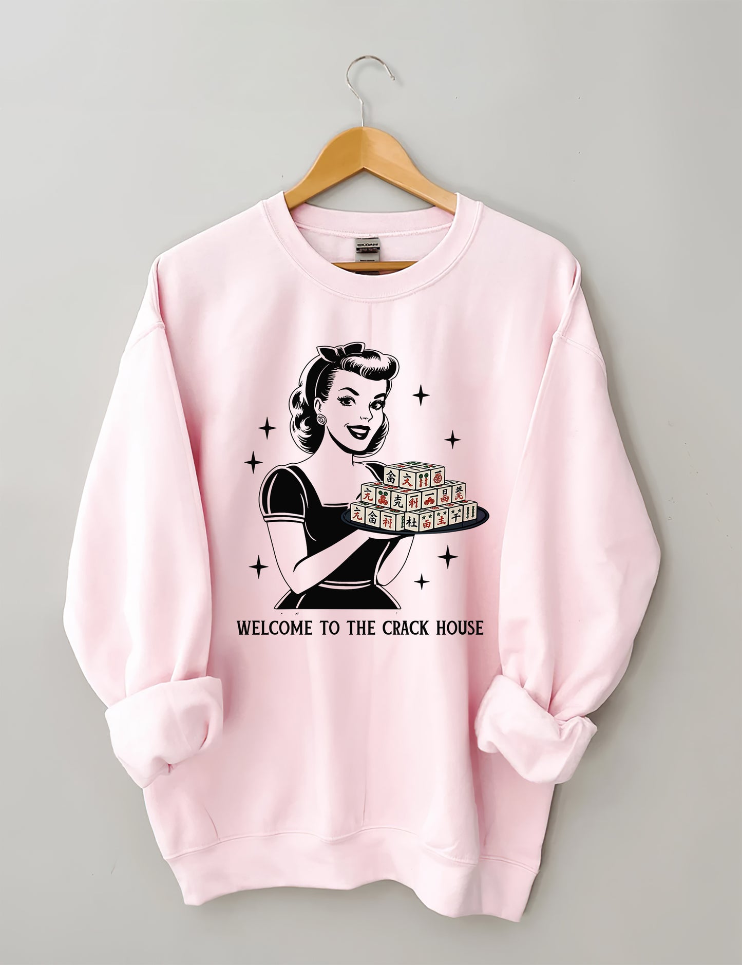 OndineStudios Welcome To The Crack House Mahjong Sweatshirt