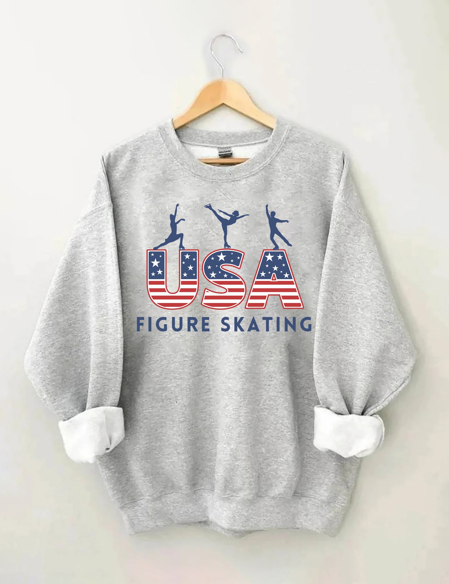 OndineStudios USA Figure Skater Sweatshirt