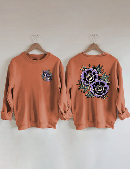 OndineStudios Floral Grunge Sweatshirt