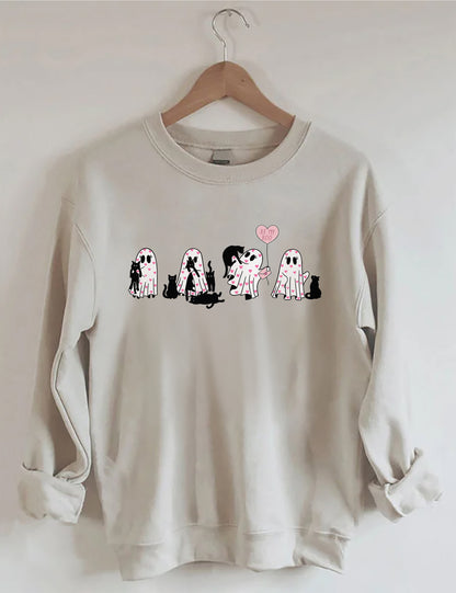 OndineStudios Black Cat Valentines Day Sweatshirt