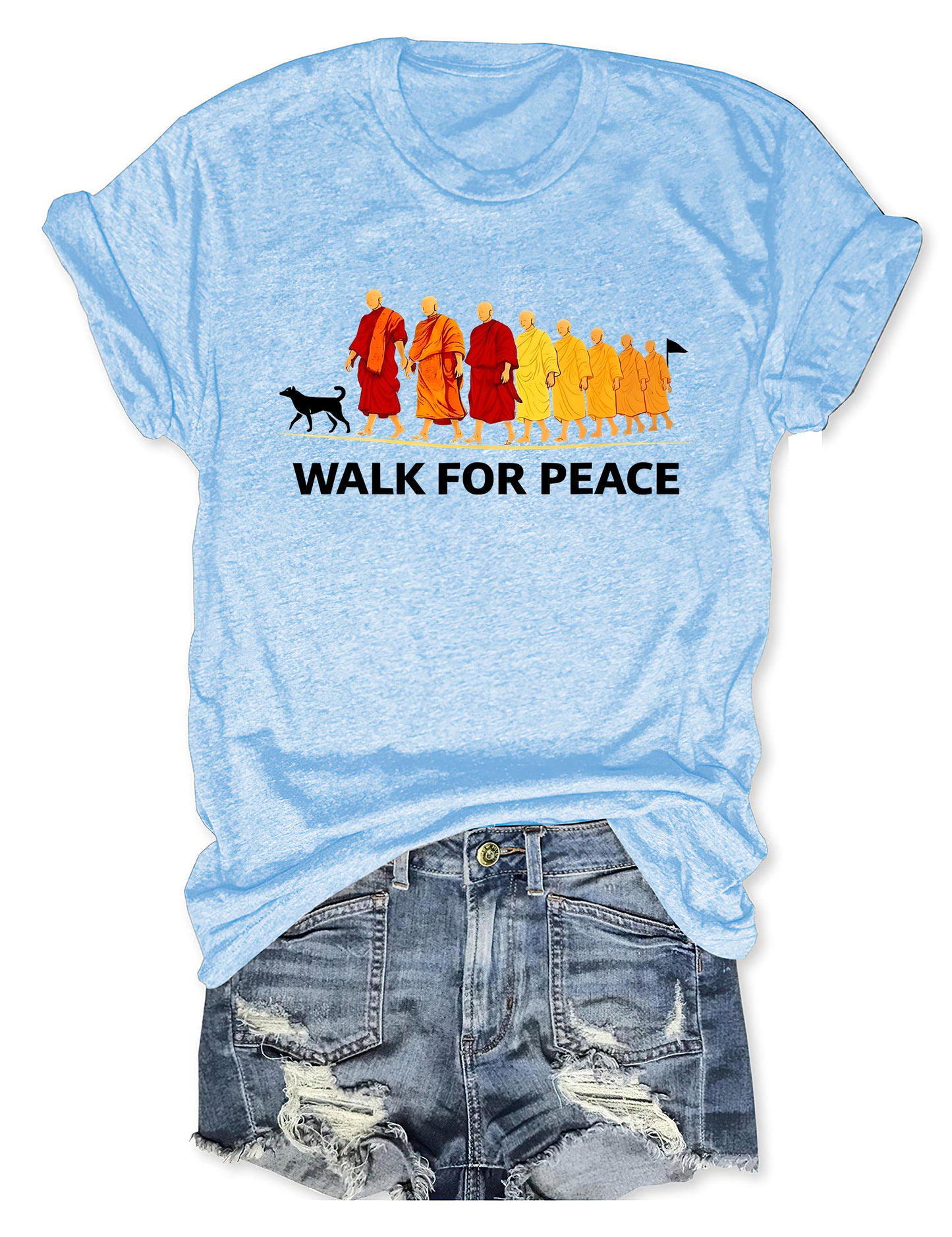 OndineStudios Walk For Peace T-shirt