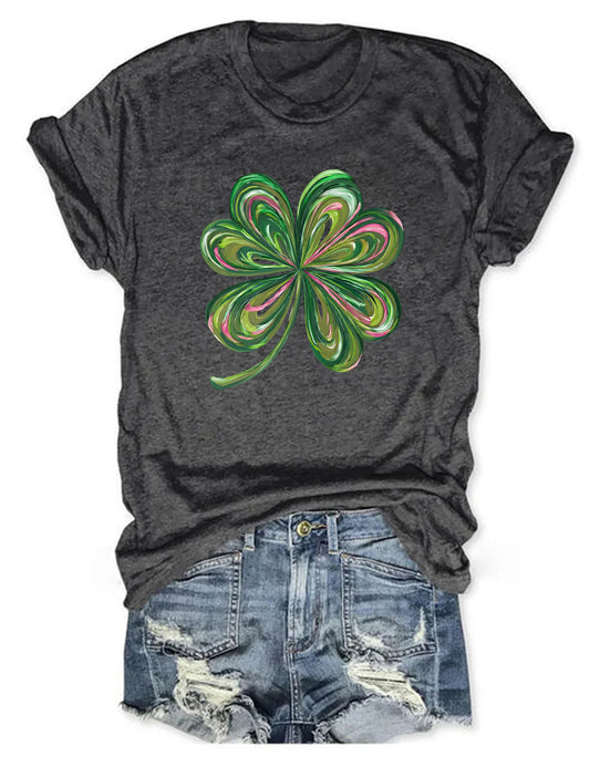 OndineStudios Four Leaf Clover T-shirt