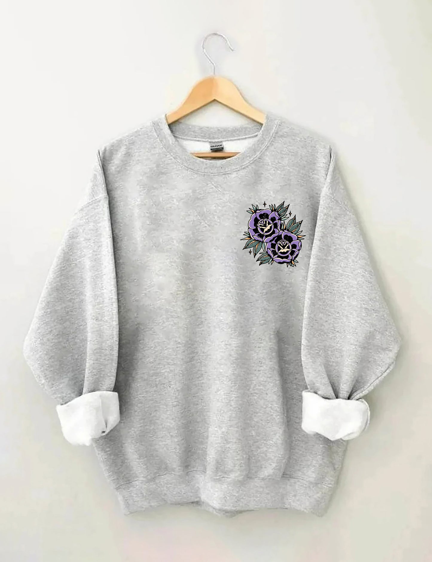 OndineStudios Floral Grunge Sweatshirt