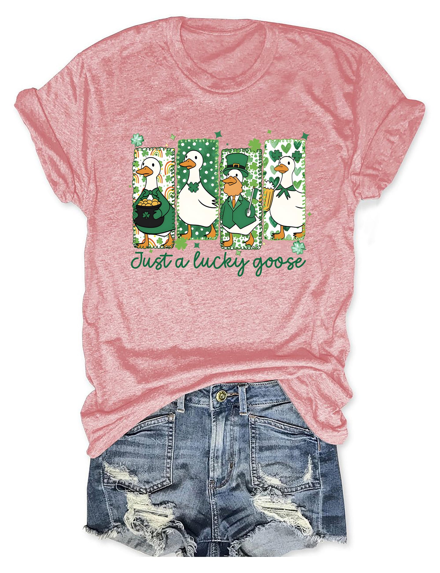 OndineStudios Just A Lucky Goose T-shirt