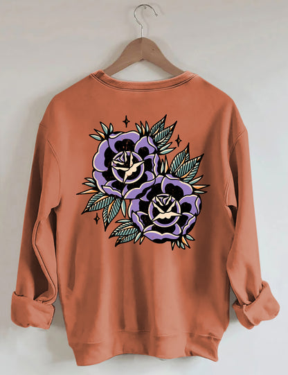 OndineStudios Floral Grunge Sweatshirt
