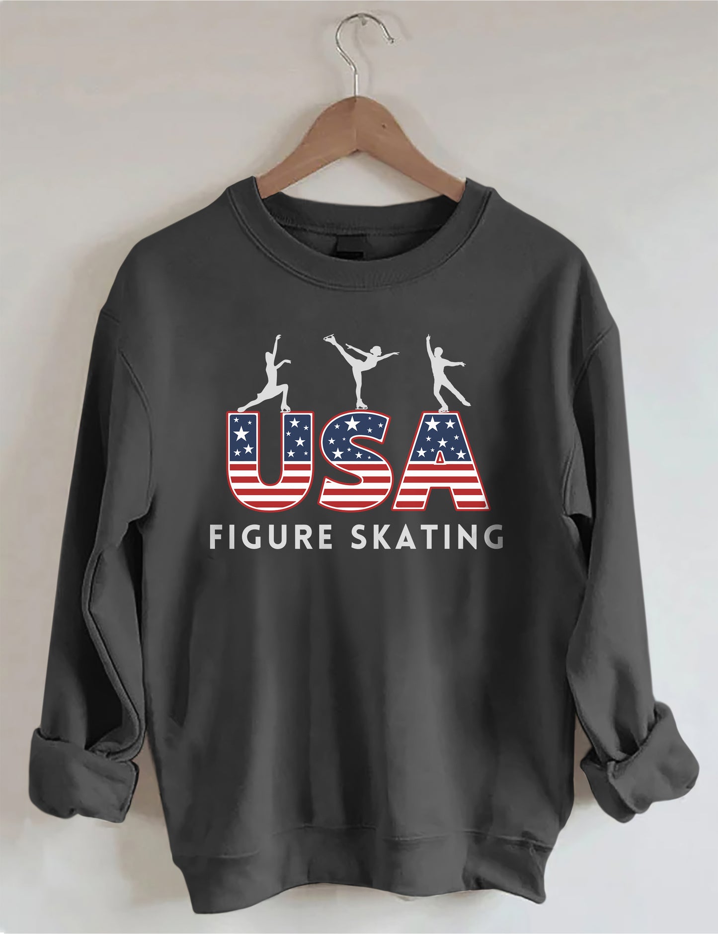 OndineStudios USA Figure Skater Sweatshirt