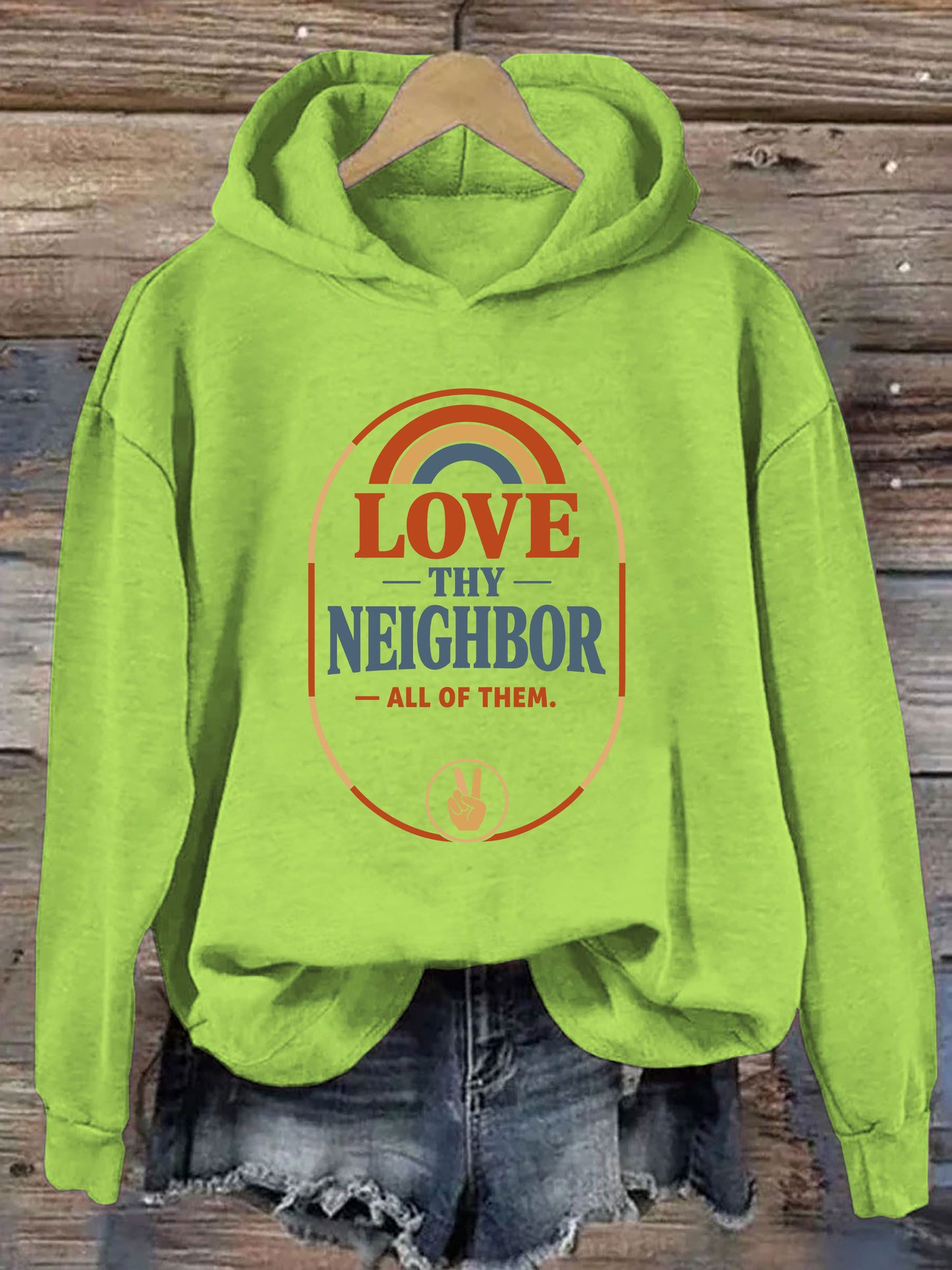 OndineStudios Love Thy Neighbor All Of Them Hoodie