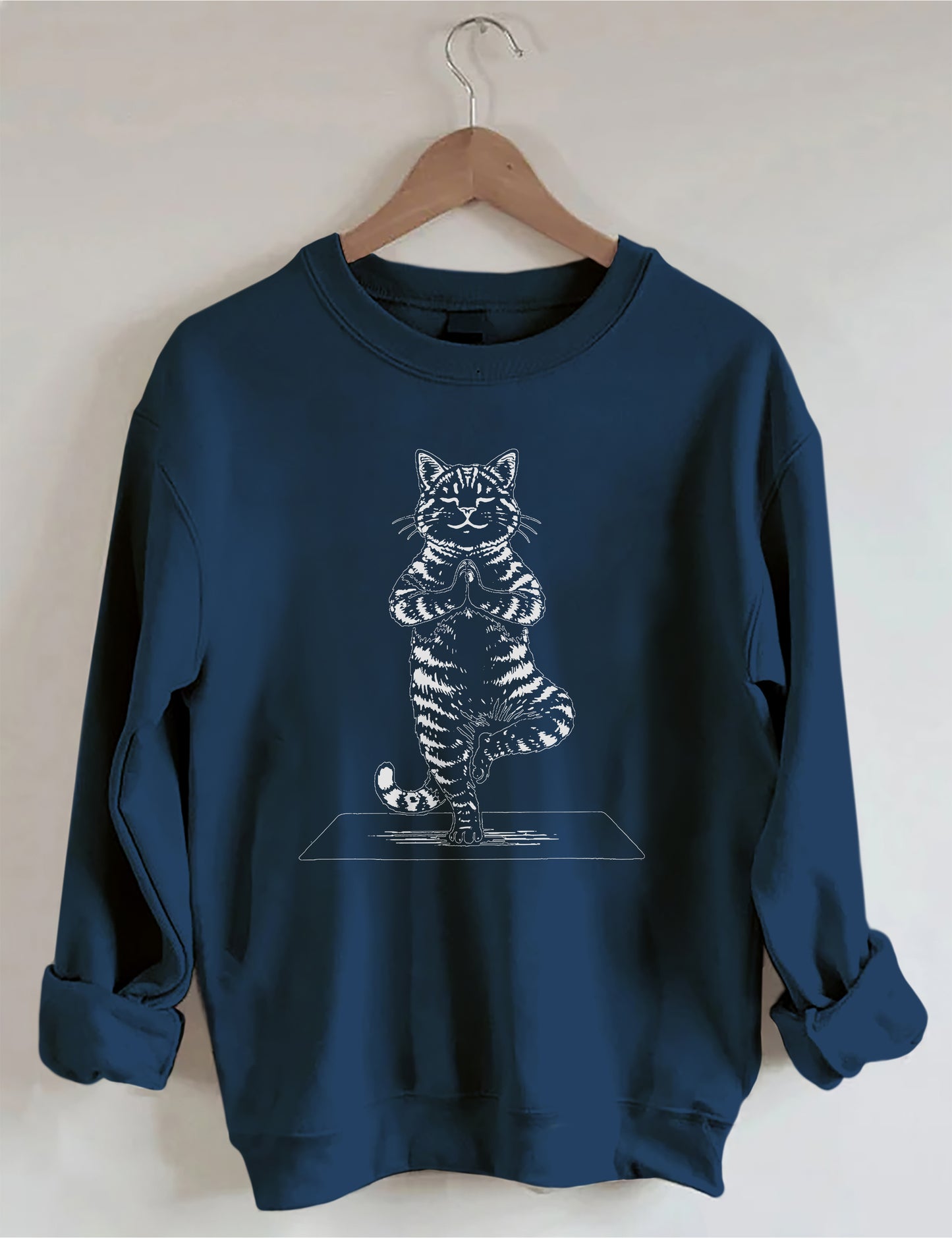 OndineStudios Meditation Yoga Cat Sweatshirt