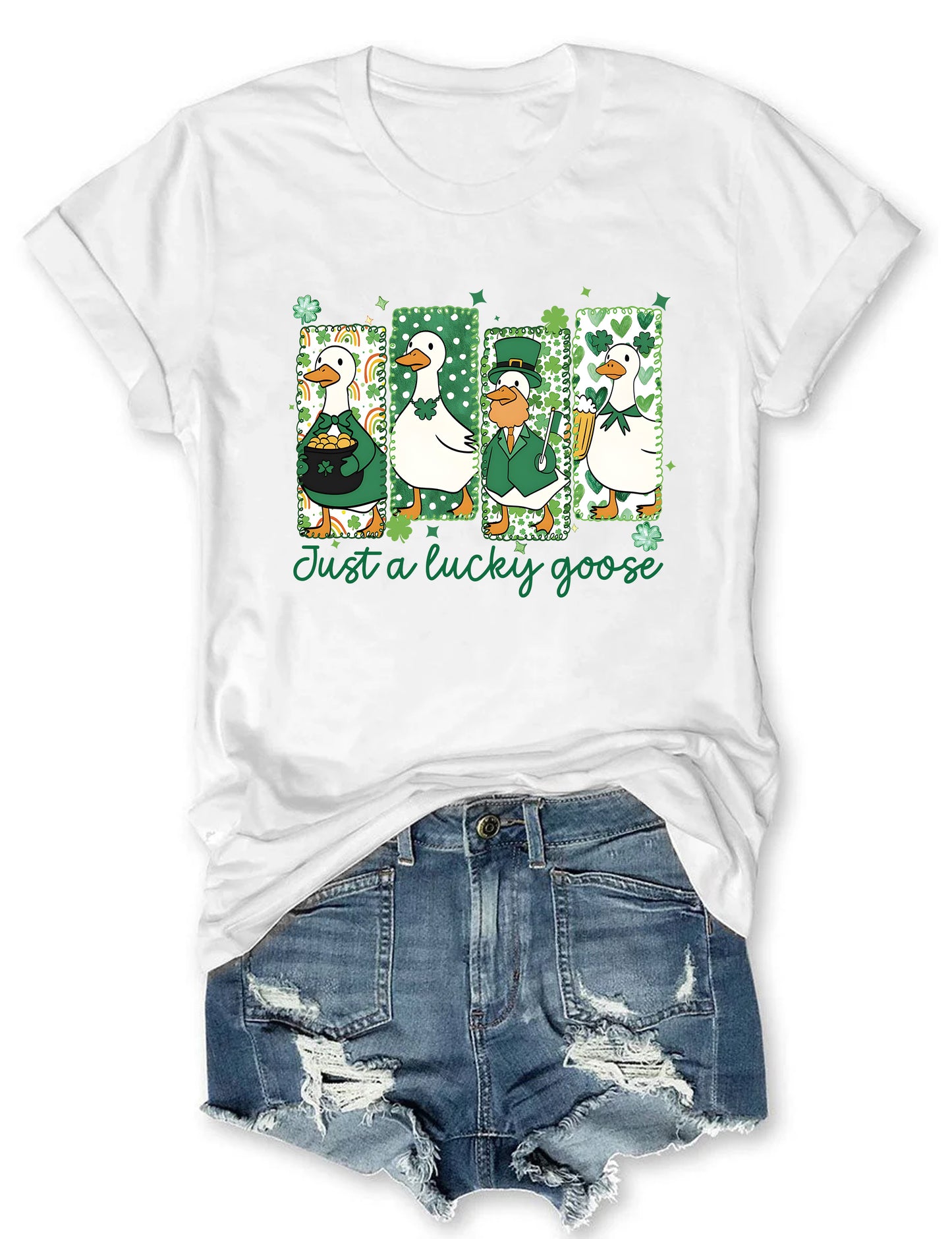 OndineStudios Just A Lucky Goose T-shirt