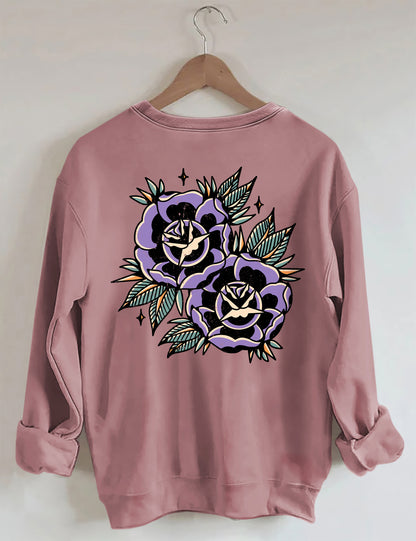 OndineStudios Floral Grunge Sweatshirt