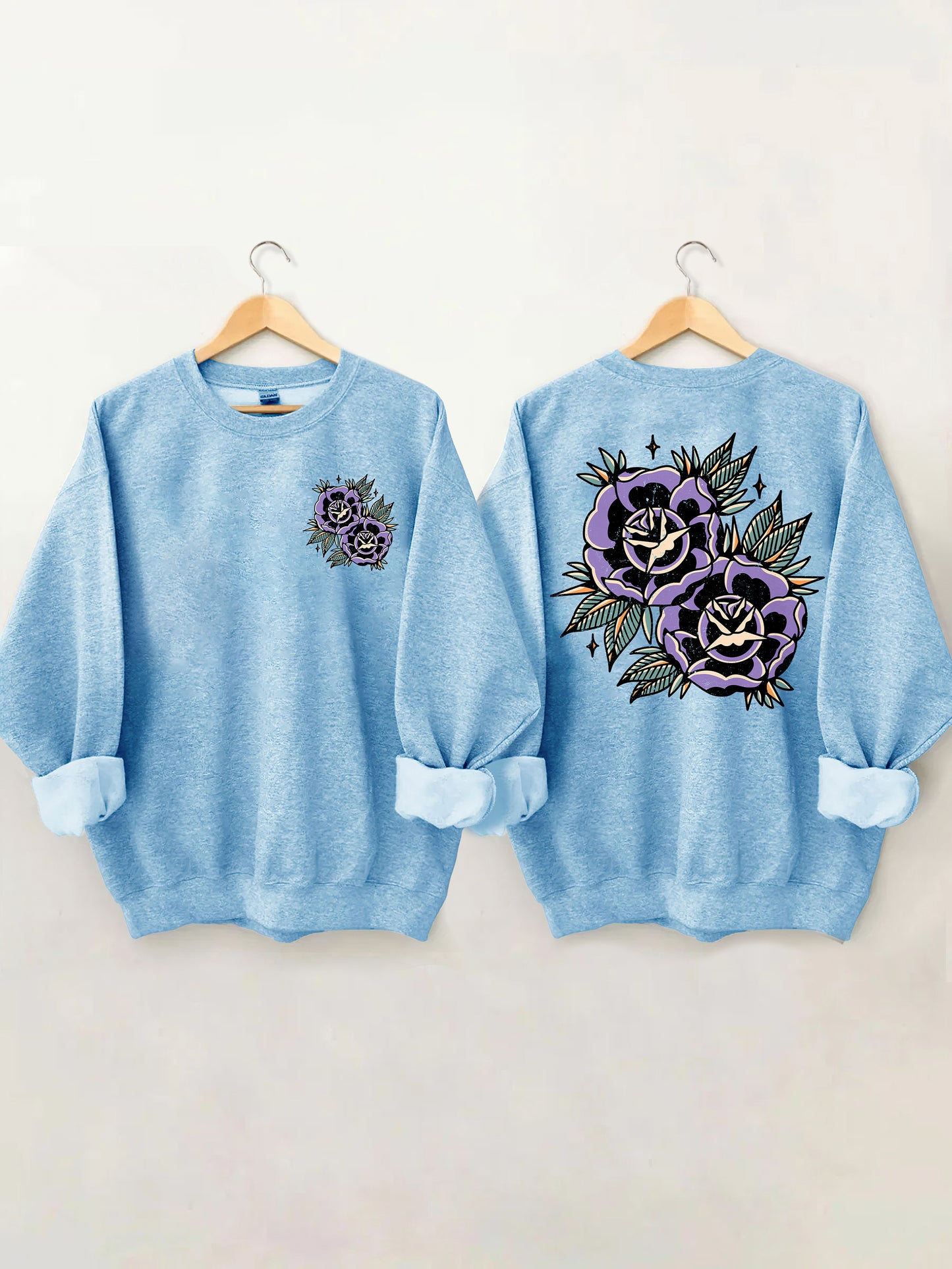 OndineStudios Floral Grunge Sweatshirt