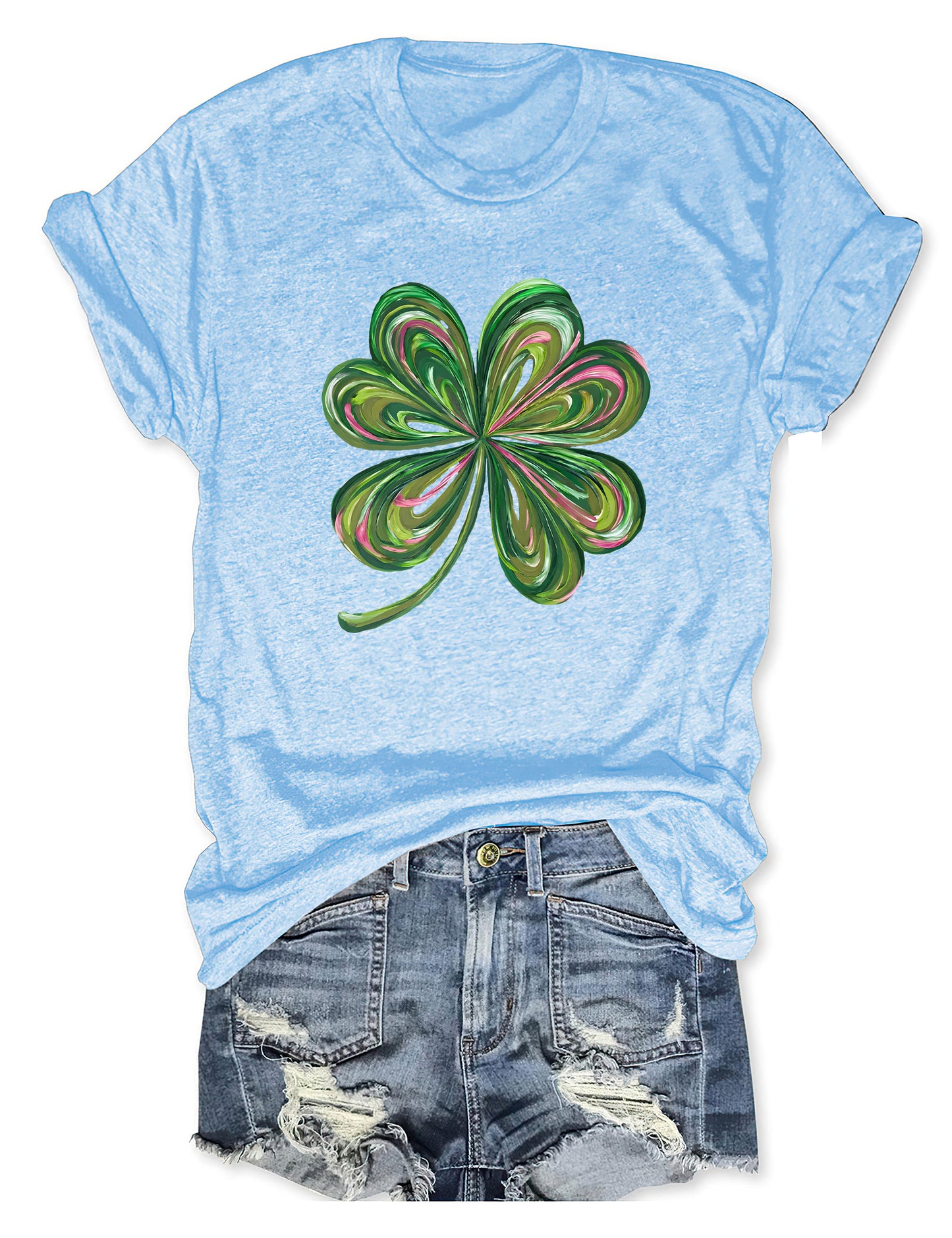 OndineStudios Four Leaf Clover T-shirt