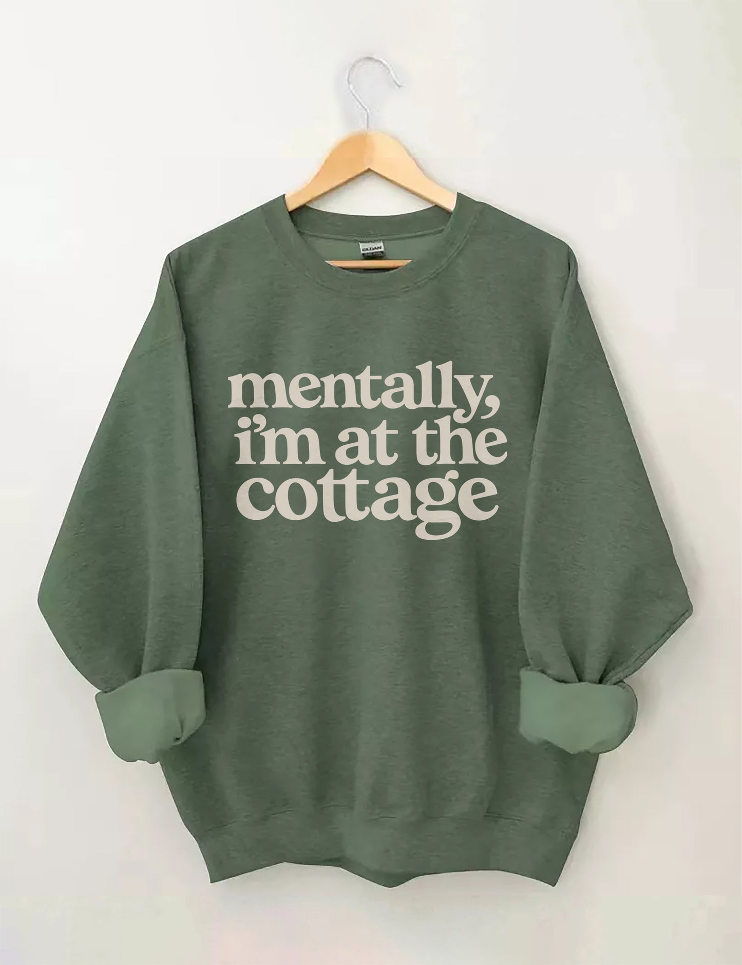 OndineStudios Mentally I'm At the Cottage Sweatshirt