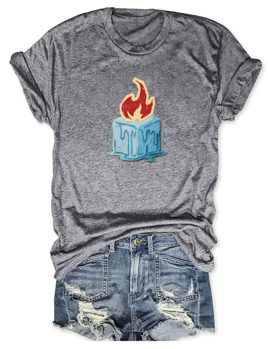 OndineStudios Queen Of Hearts Playing Card Sweatshirt Ice Melting T-shirt