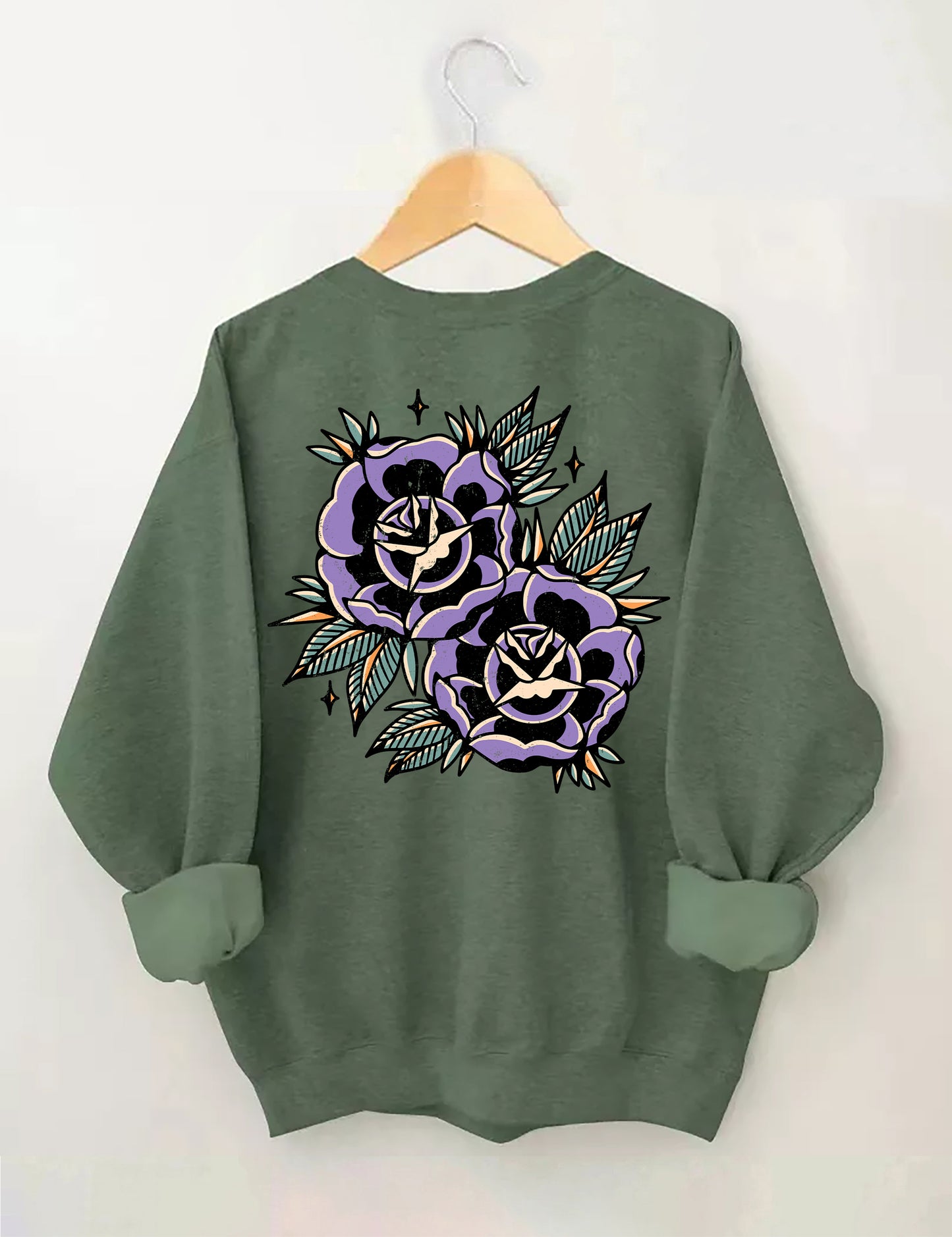 OndineStudios Floral Grunge Sweatshirt