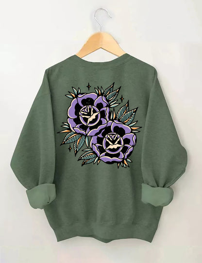 OndineStudios Floral Grunge Sweatshirt