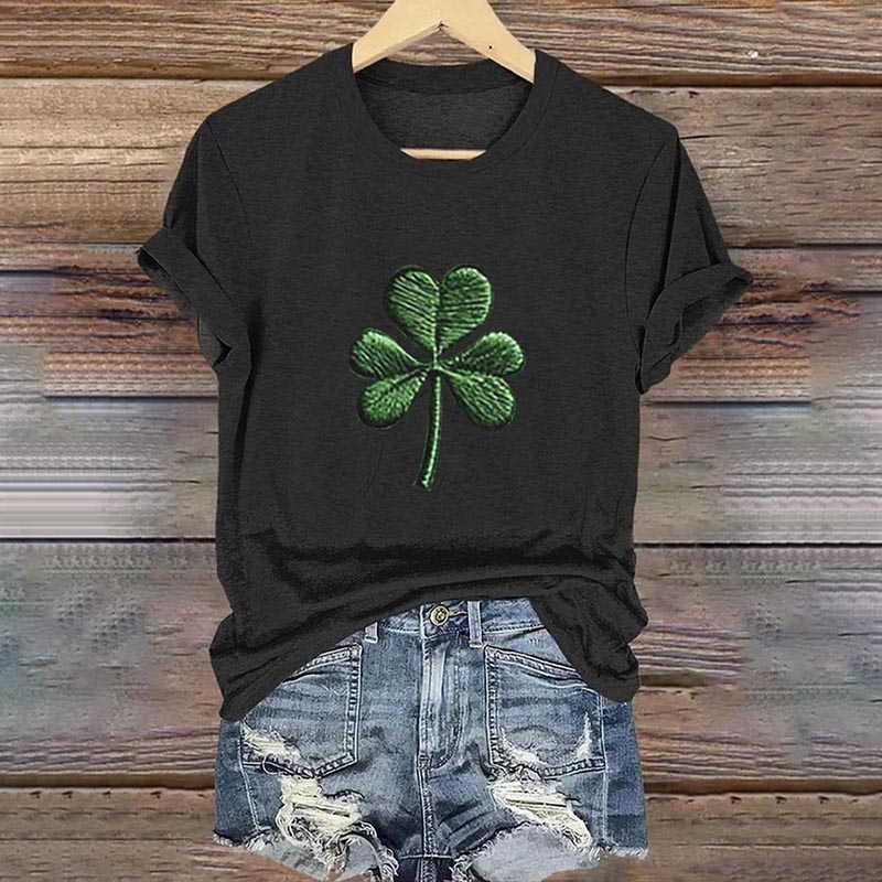 OndineStudios Women's St. Patrick's Day Printed Short-sleeve T-shirt