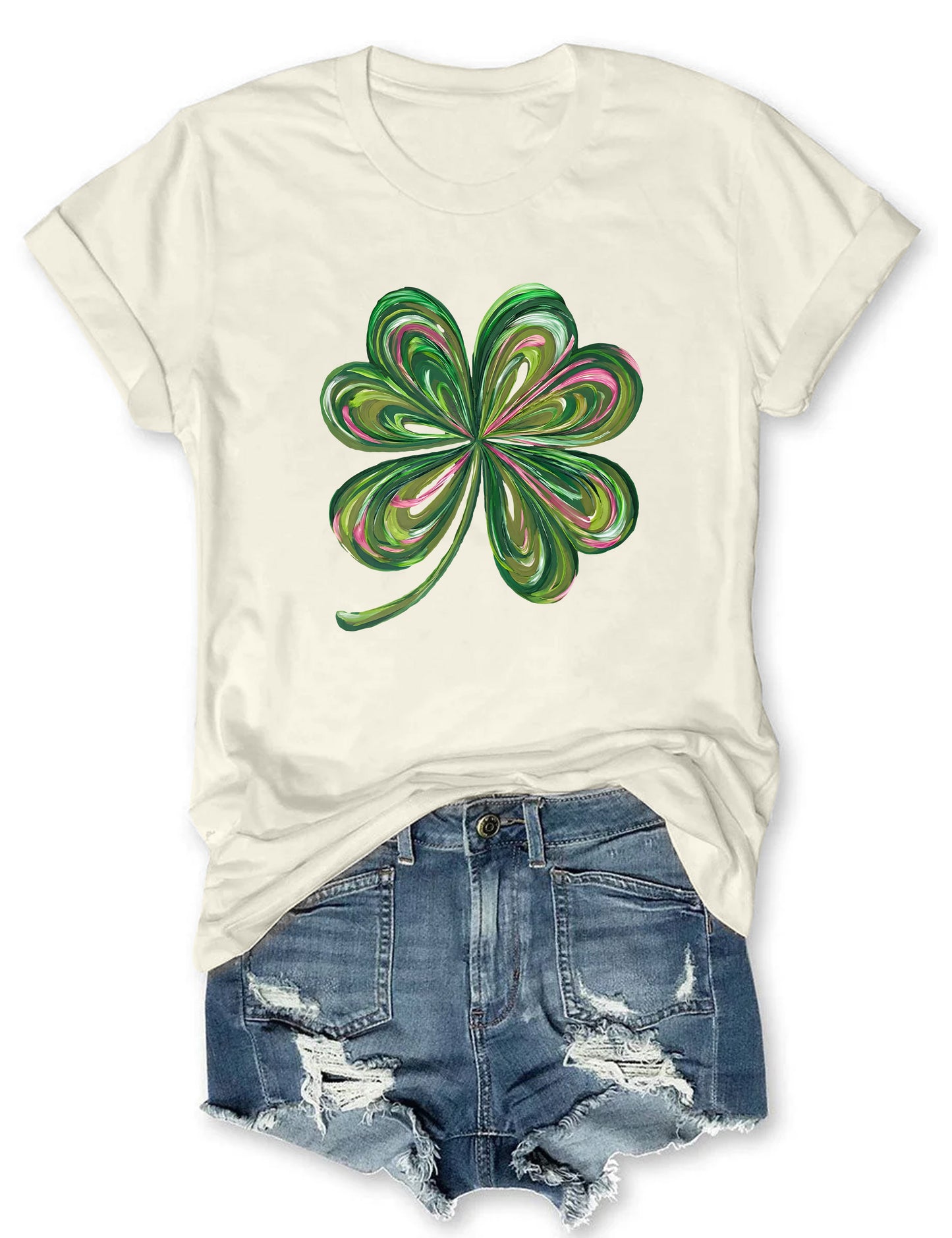 OndineStudios Four Leaf Clover T-shirt