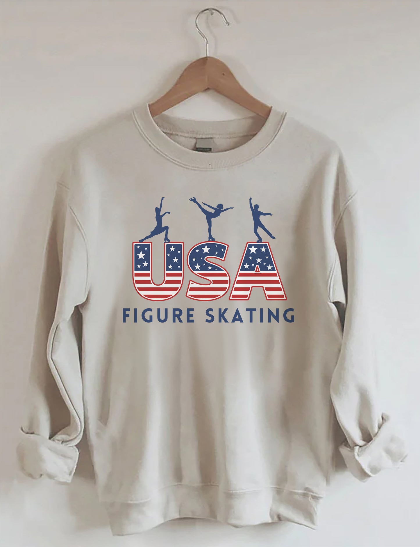OndineStudios USA Figure Skater Sweatshirt