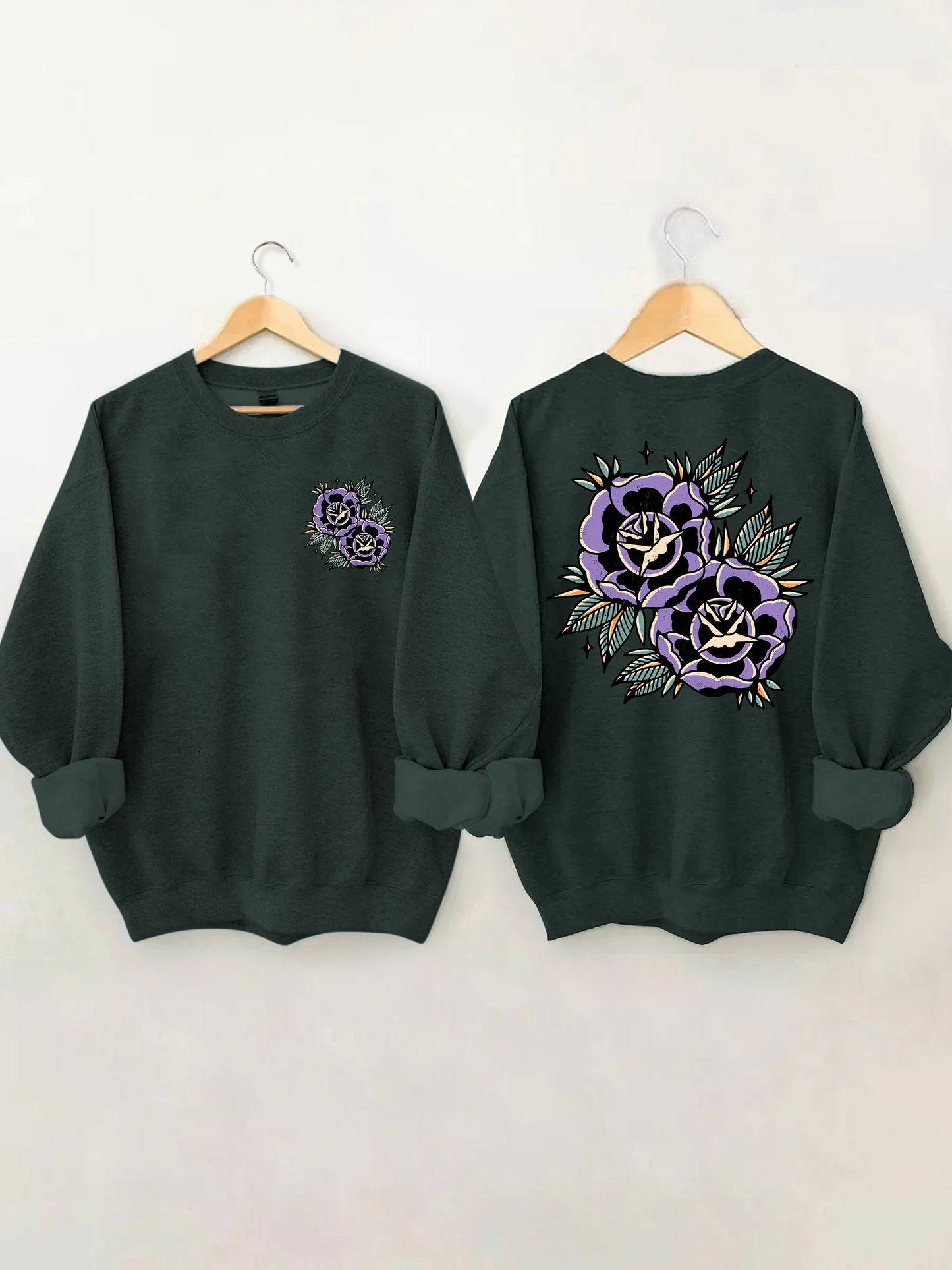 OndineStudios Floral Grunge Sweatshirt