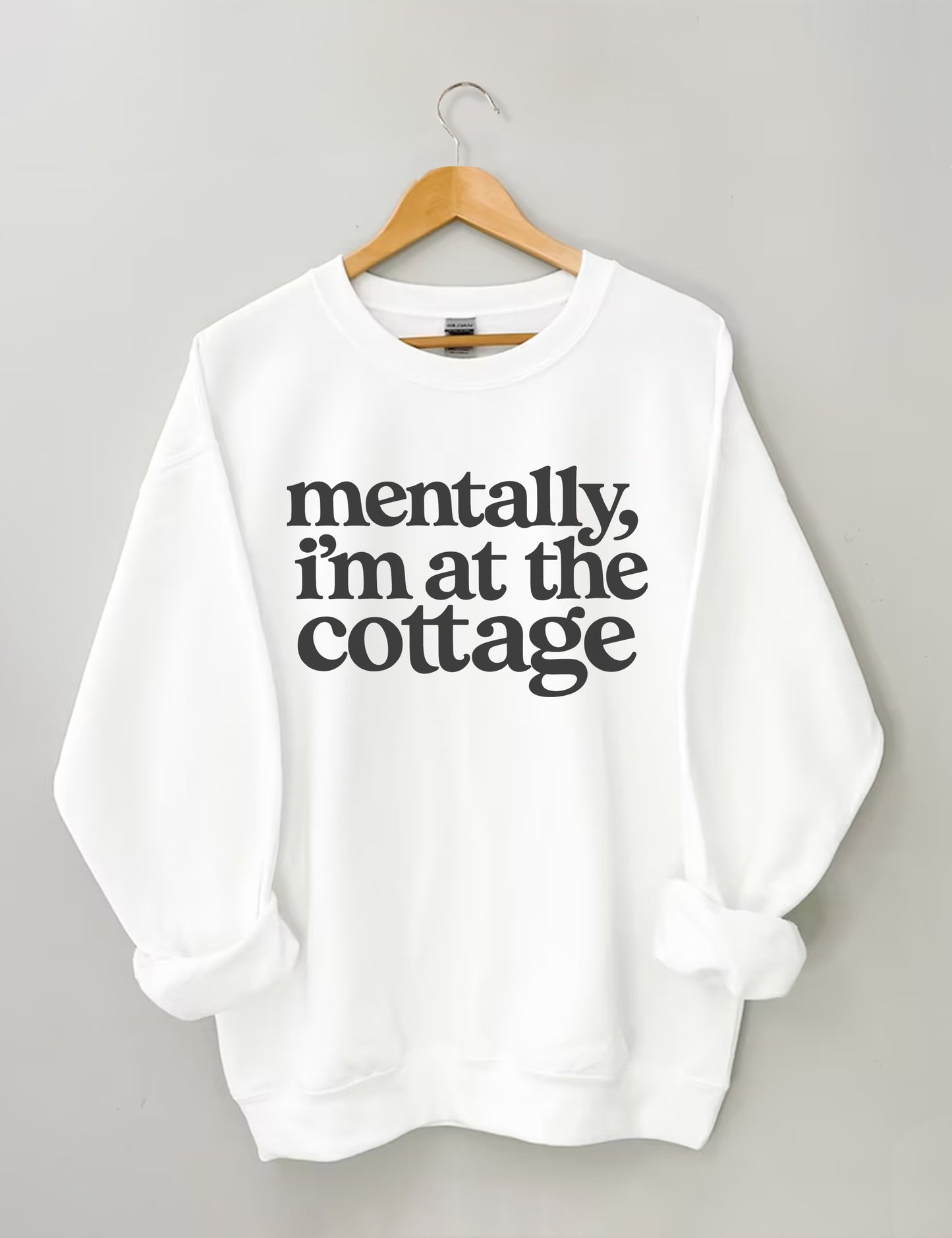 OndineStudios Mentally I'm At the Cottage Sweatshirt
