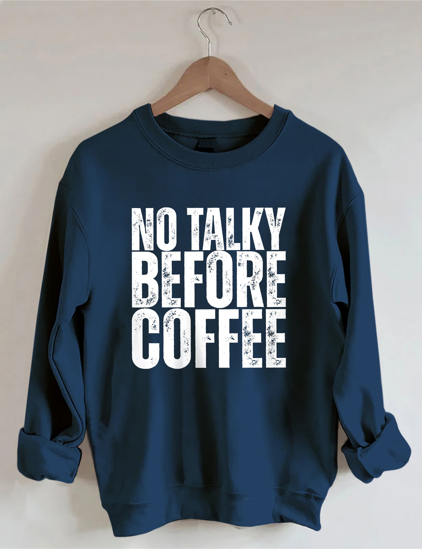 OndineStudios No Talky Before Coffee Sweatshirt