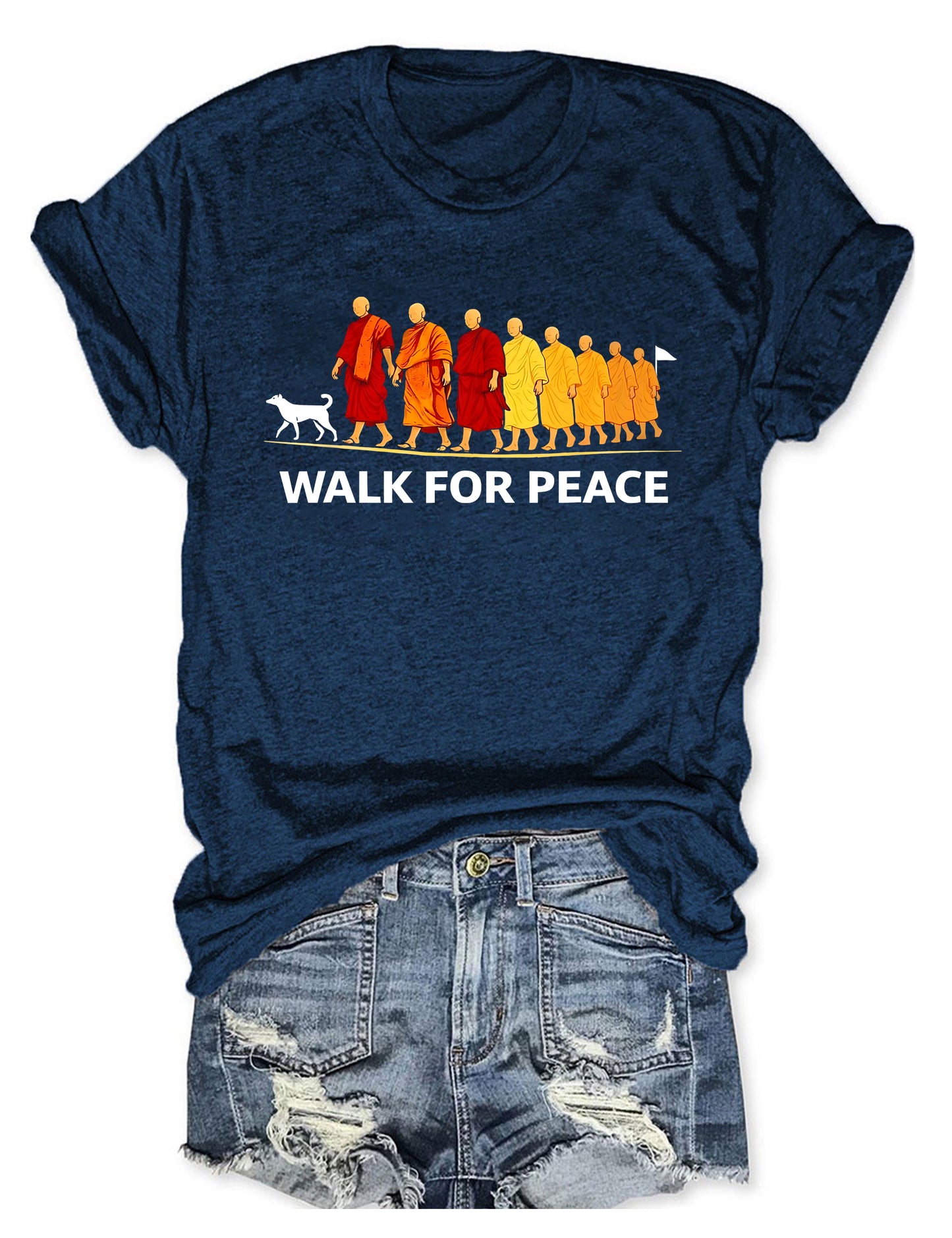 OndineStudios Walk For Peace T-shirt