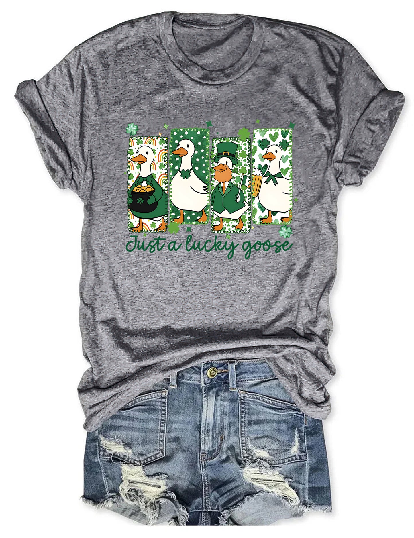 OndineStudios Just A Lucky Goose T-shirt