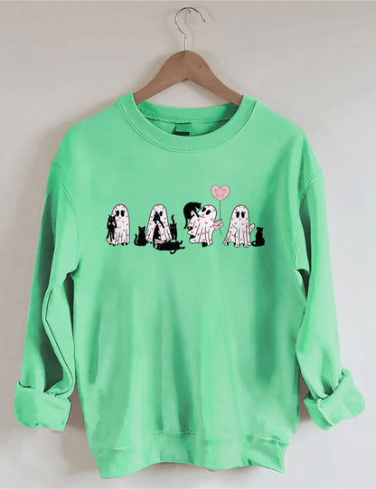 OndineStudios Black Cat Valentines Day Sweatshirt