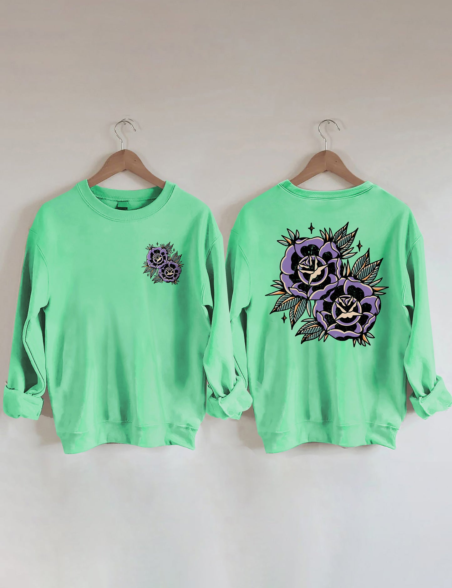 OndineStudios Floral Grunge Sweatshirt