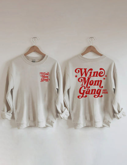 OndineStudios Wine Moms Gang Sweatshirt