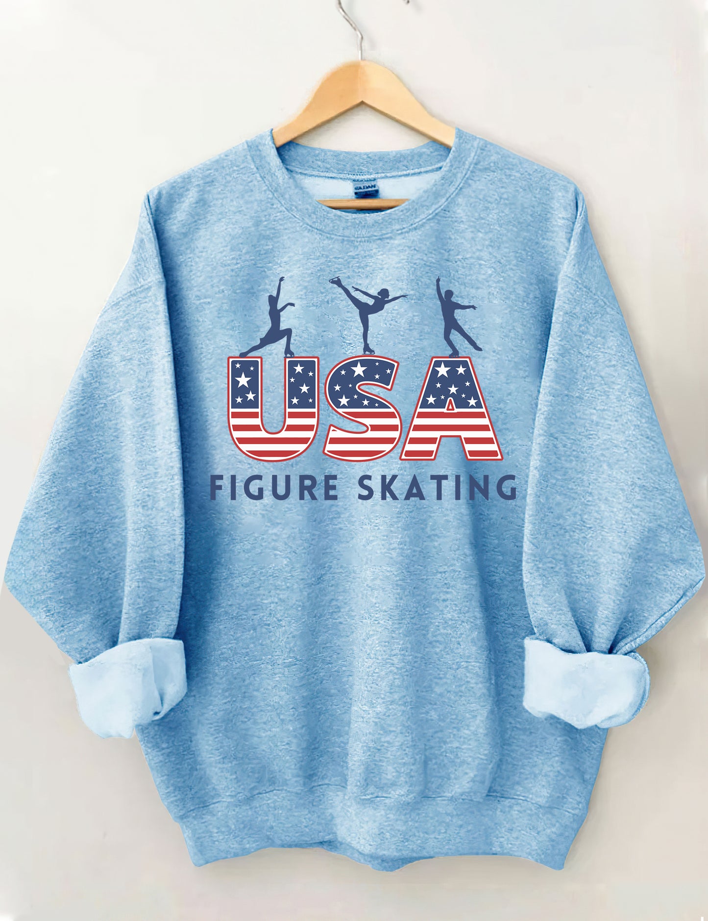 OndineStudios USA Figure Skater Sweatshirt