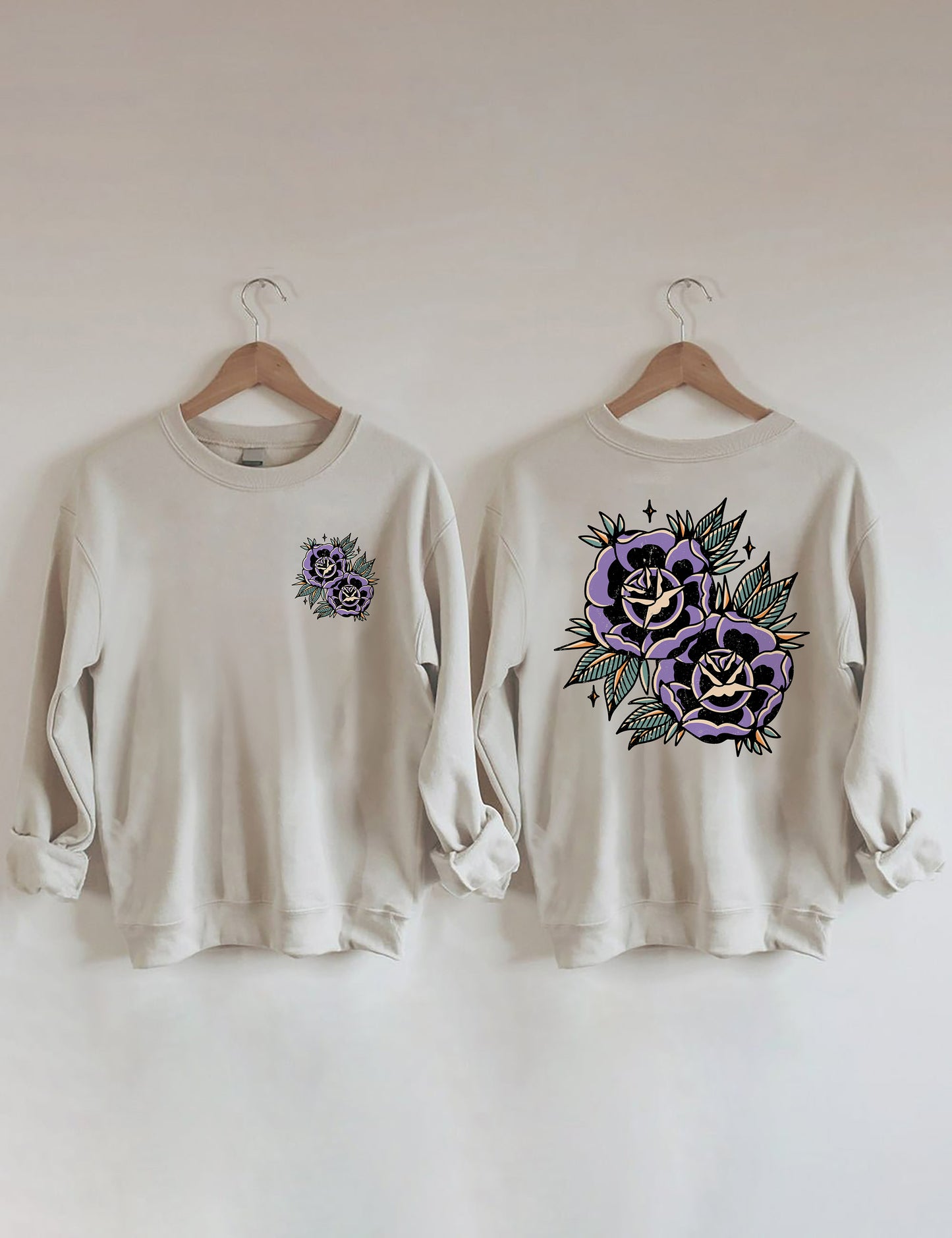 OndineStudios Floral Grunge Sweatshirt