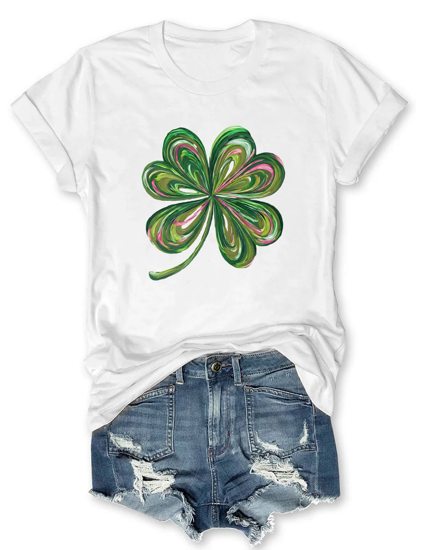 OndineStudios Four Leaf Clover T-shirt