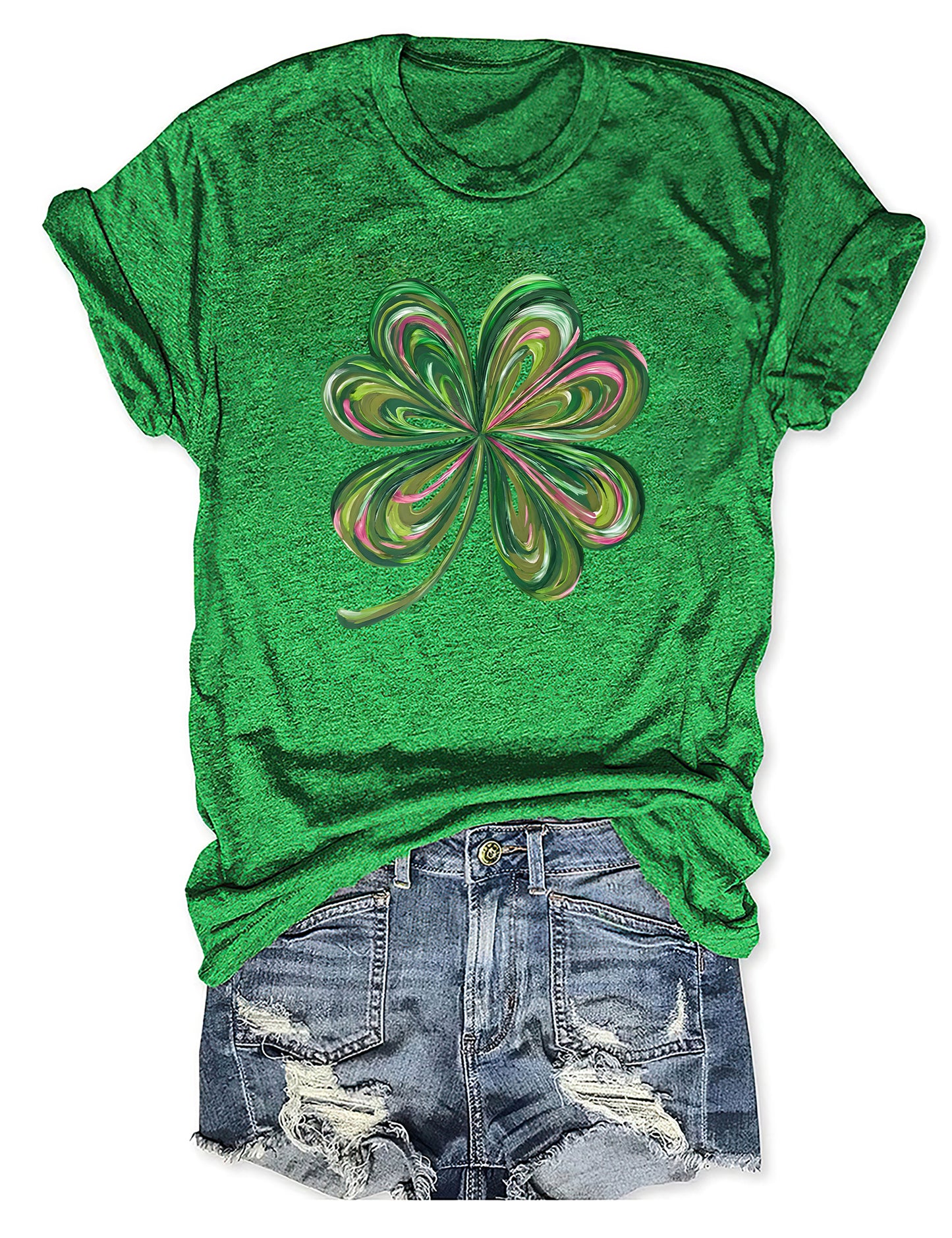 OndineStudios Four Leaf Clover T-shirt