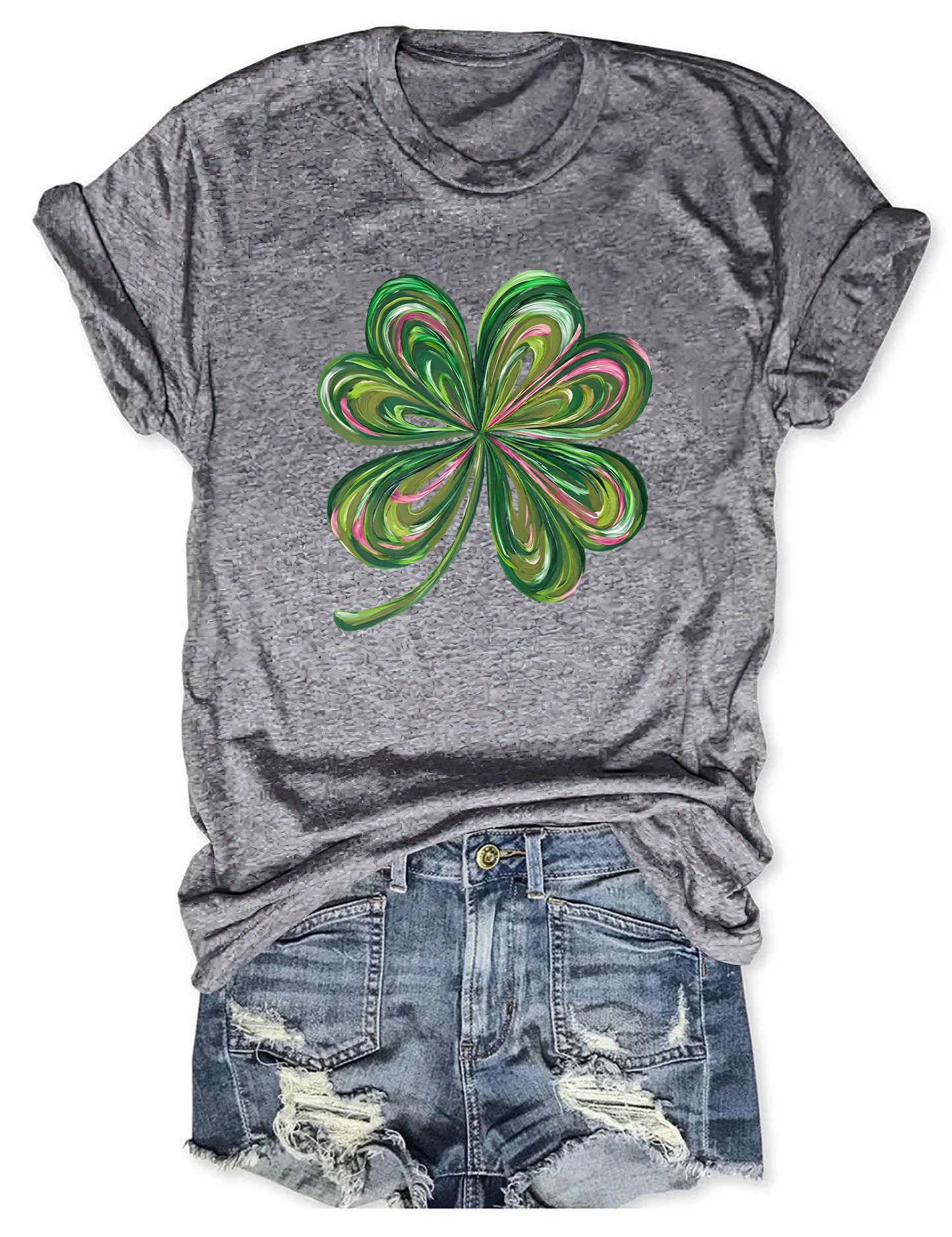 OndineStudios Four Leaf Clover T-shirt