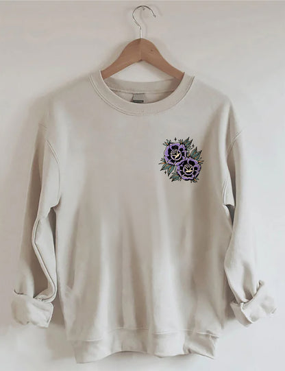 OndineStudios Floral Grunge Sweatshirt