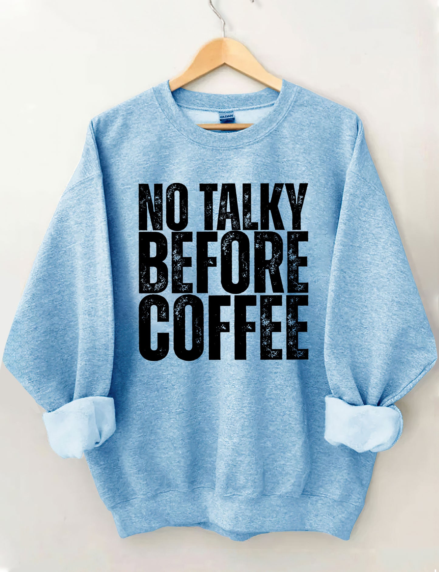 OndineStudios No Talky Before Coffee Sweatshirt