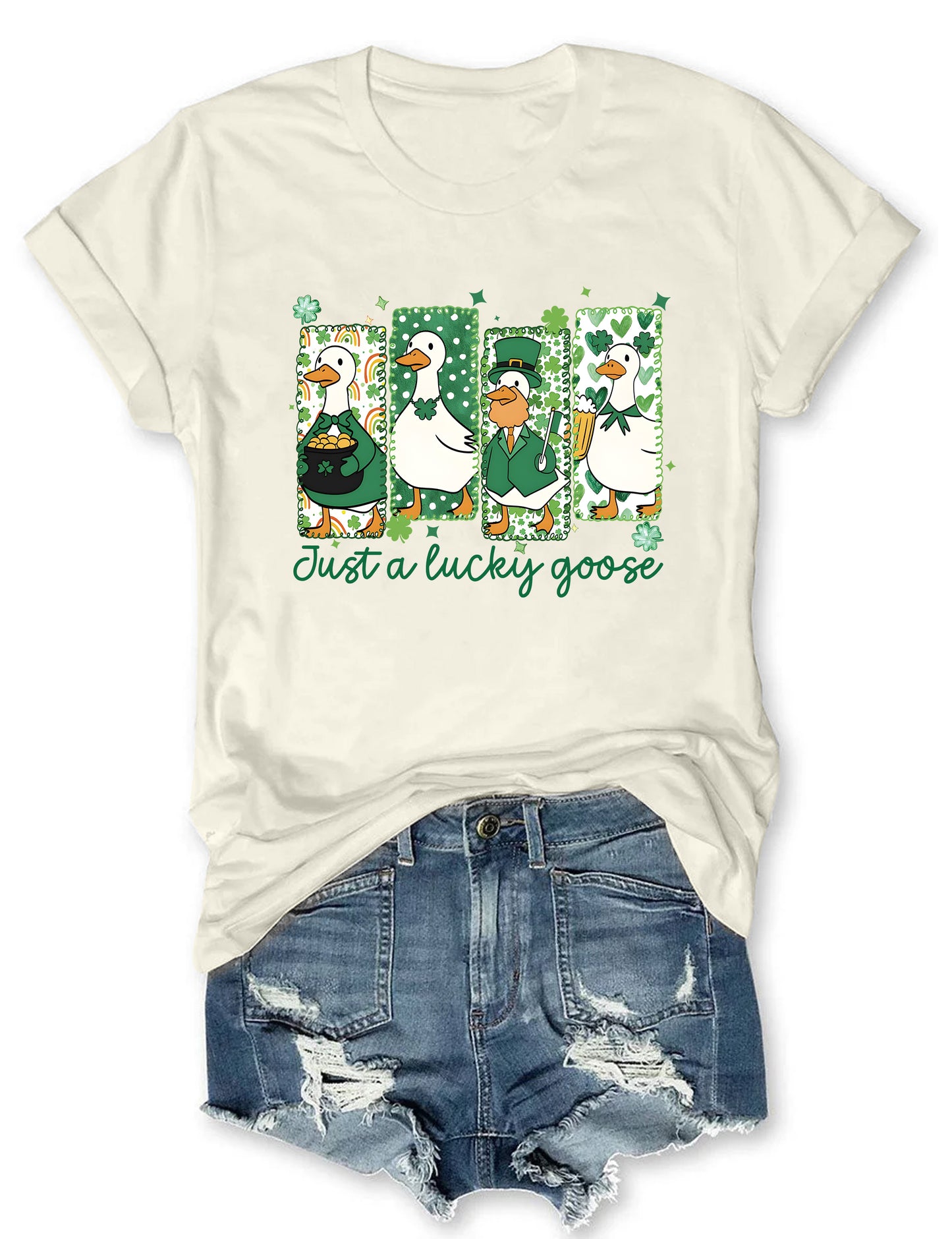 OndineStudios Just A Lucky Goose T-shirt