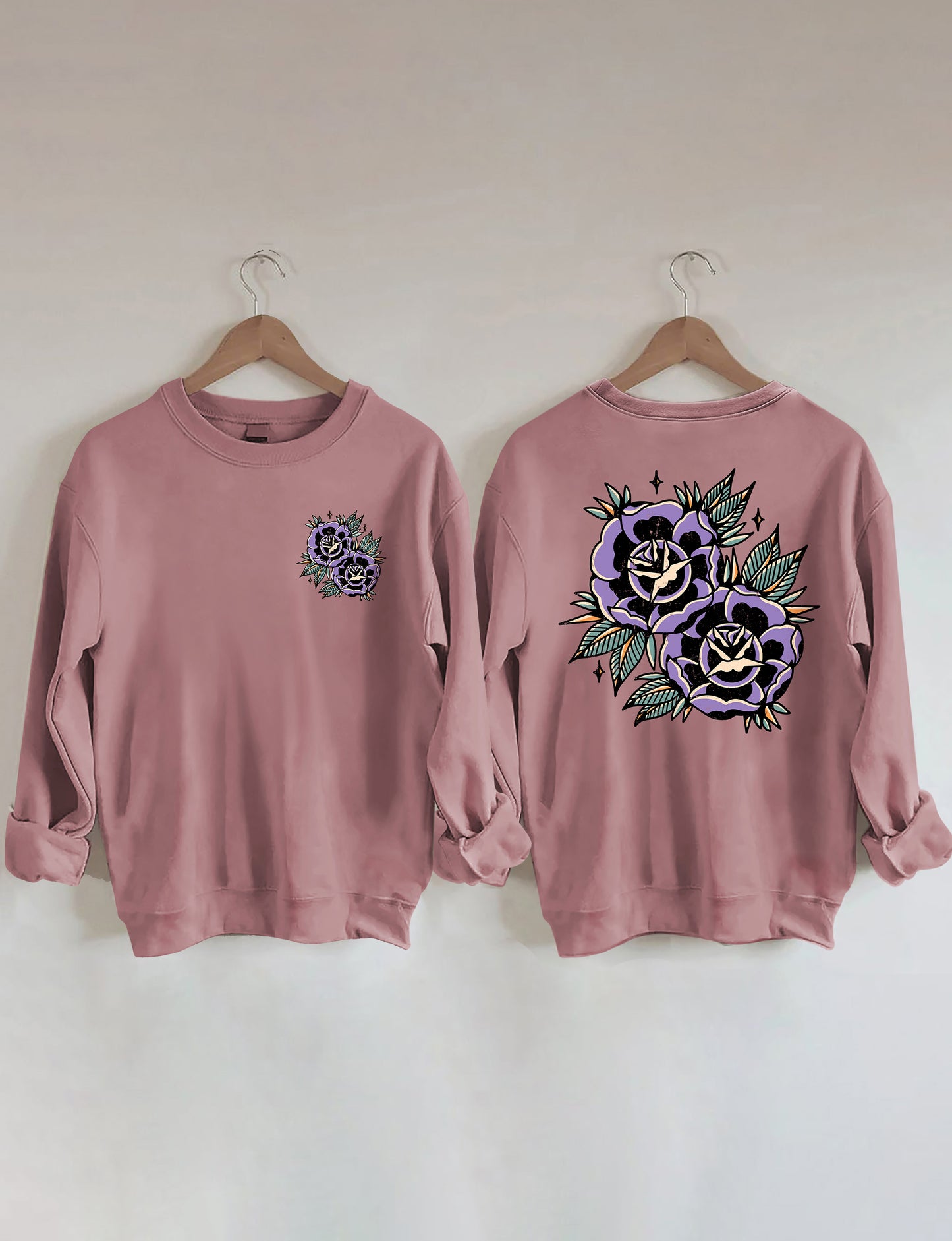 OndineStudios Floral Grunge Sweatshirt