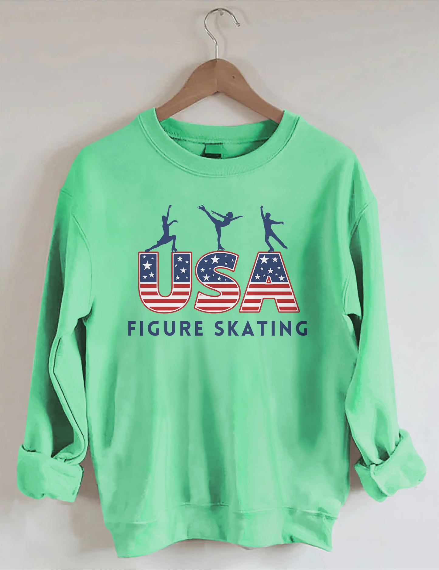 OndineStudios USA Figure Skater Sweatshirt