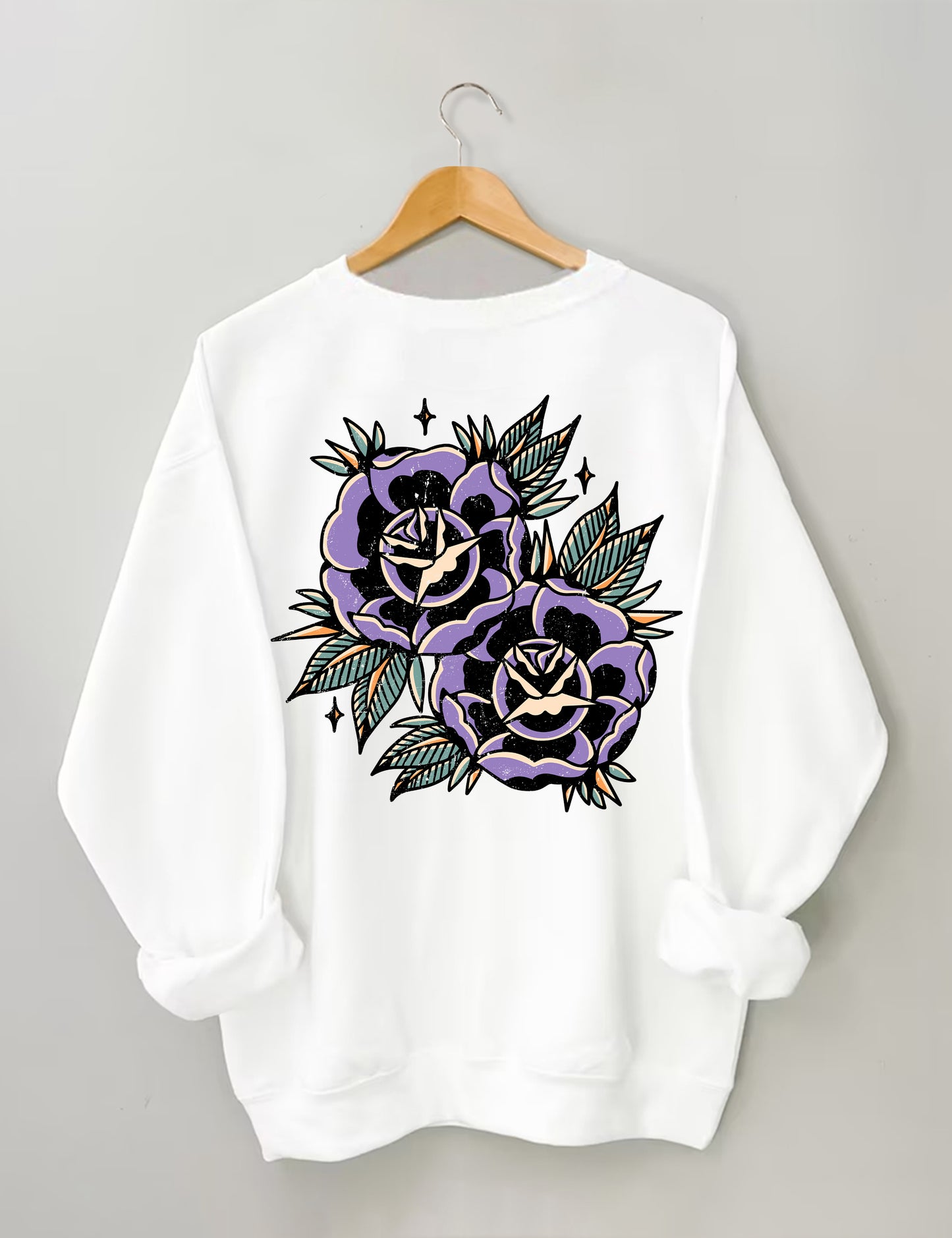 OndineStudios Floral Grunge Sweatshirt