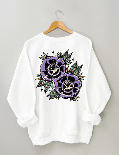 OndineStudios Floral Grunge Sweatshirt