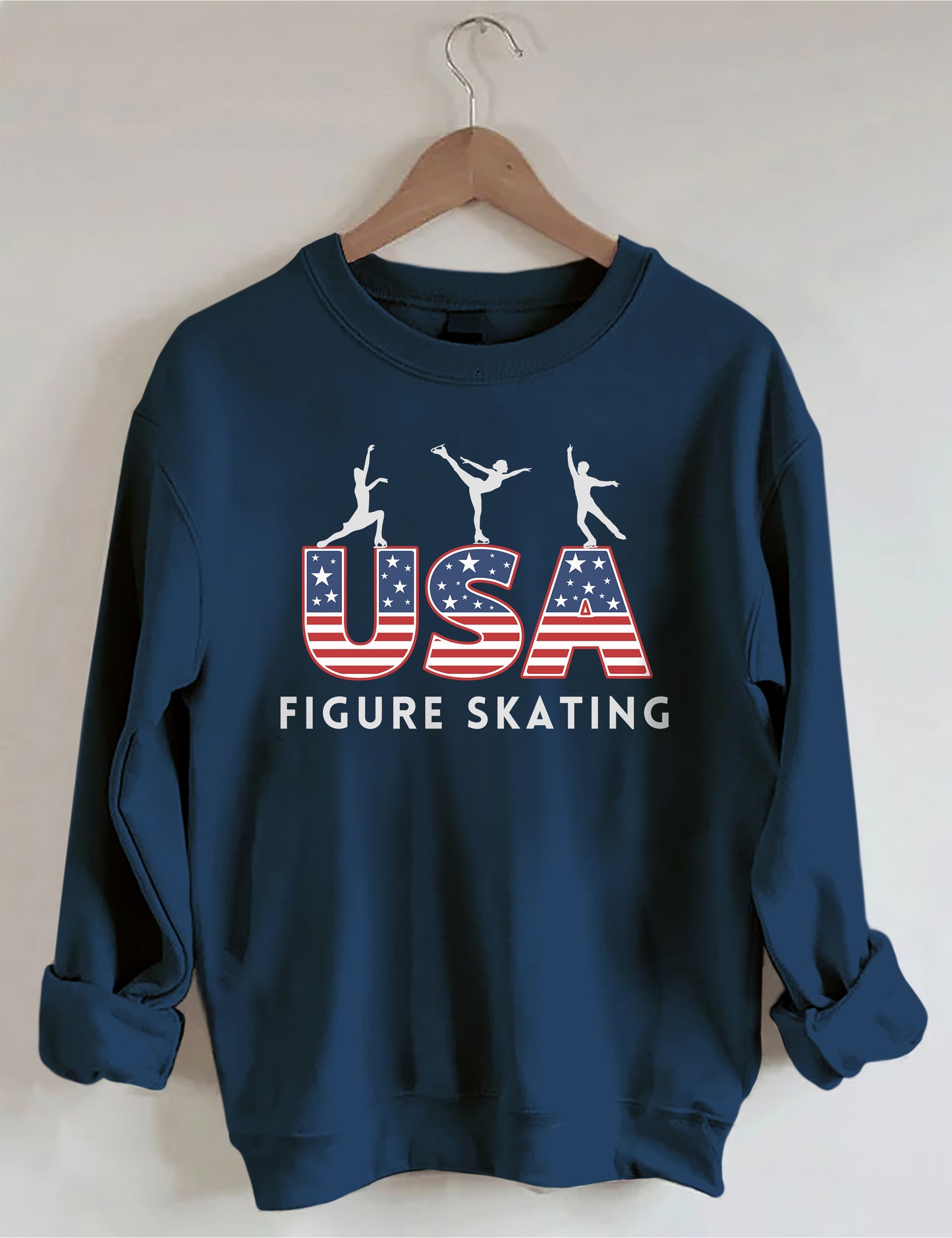 OndineStudios USA Figure Skater Sweatshirt